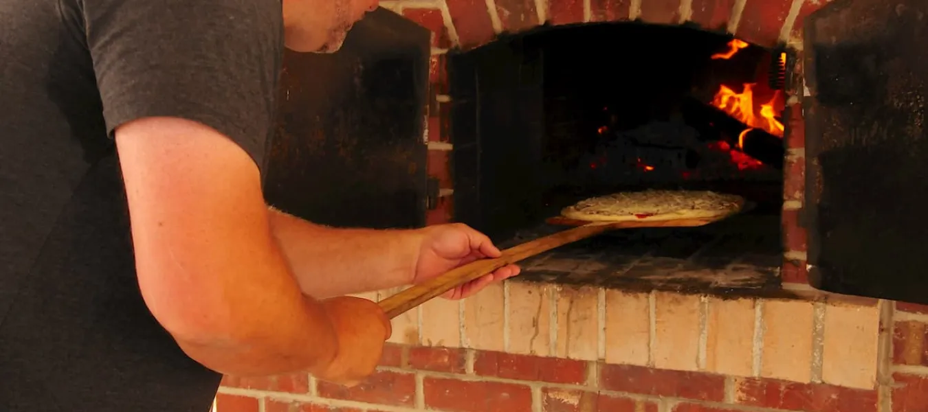 Vermilion pizza oven