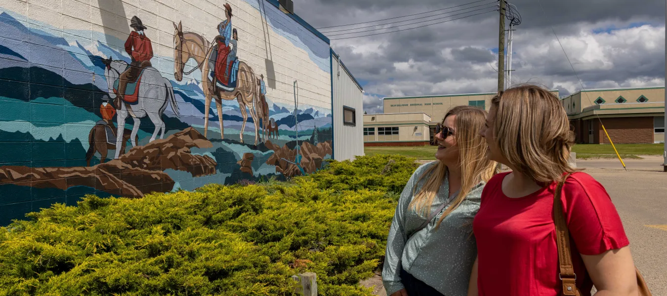 Beaverlodge Alberta mural arts scene Paul Lavoie ZenSeekers