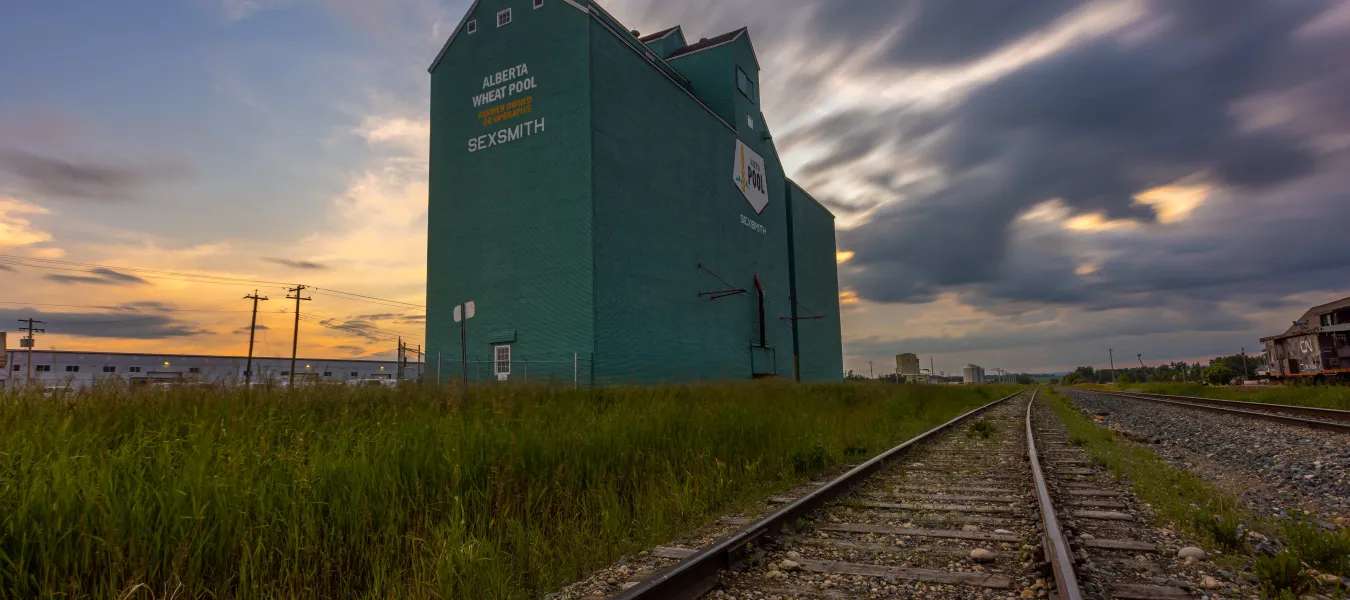 Sexsmith Alberta grain elevator Paul Lavoie