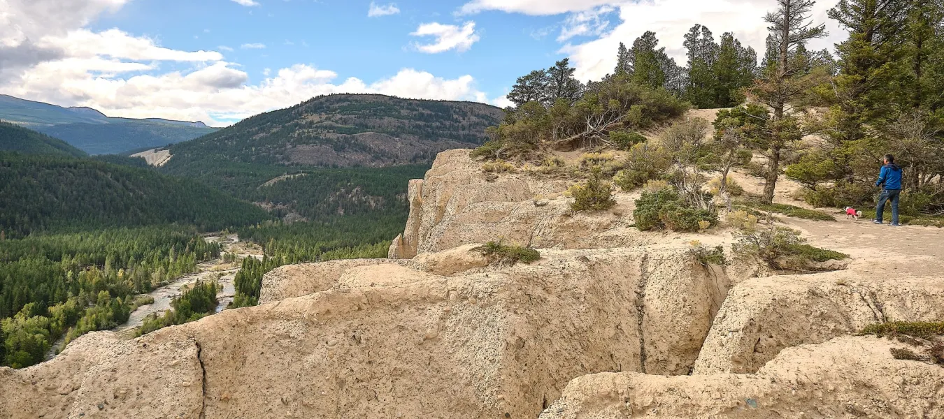 A hike through the hoodoos trail in the Kootenays