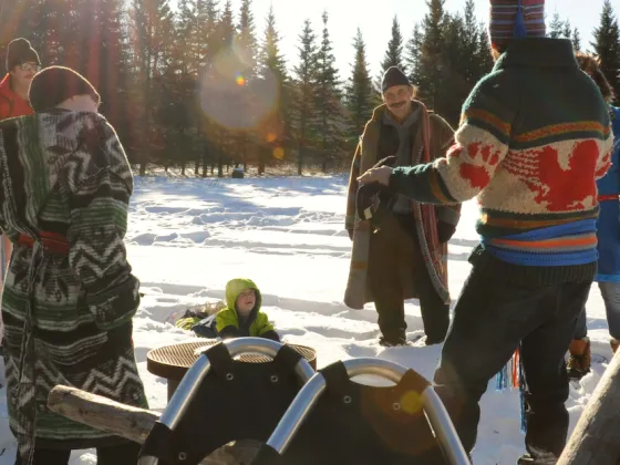 Indigenous Alberta BC crafts handmade goods workshops Jeremy Derksen