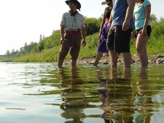 Cooling off on a road trip through northeast Alberta