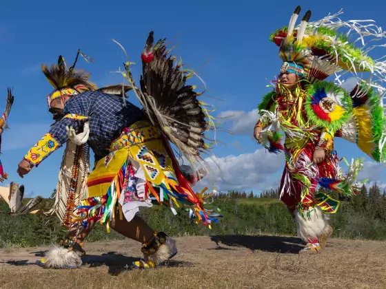 Indigenous dancers Grande Prairie