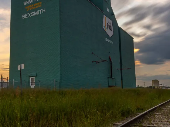 Sexsmith Alberta grain elevator Paul Lavoie