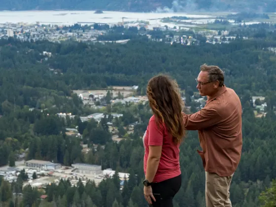 Hike view of Port Alberni Chris Istace ZenSeekers