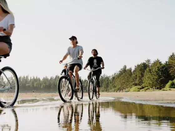 Tofino Vancouver Island Biking Beach Jaiden George
