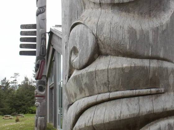 Haida Gwaii Kay 'Lingaay cultural centre Jim Barr