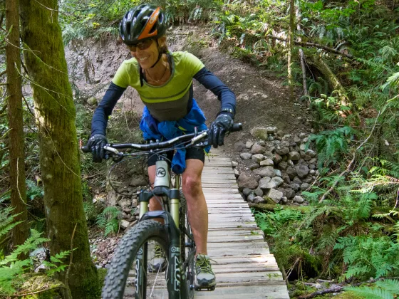 Biking in Squamish