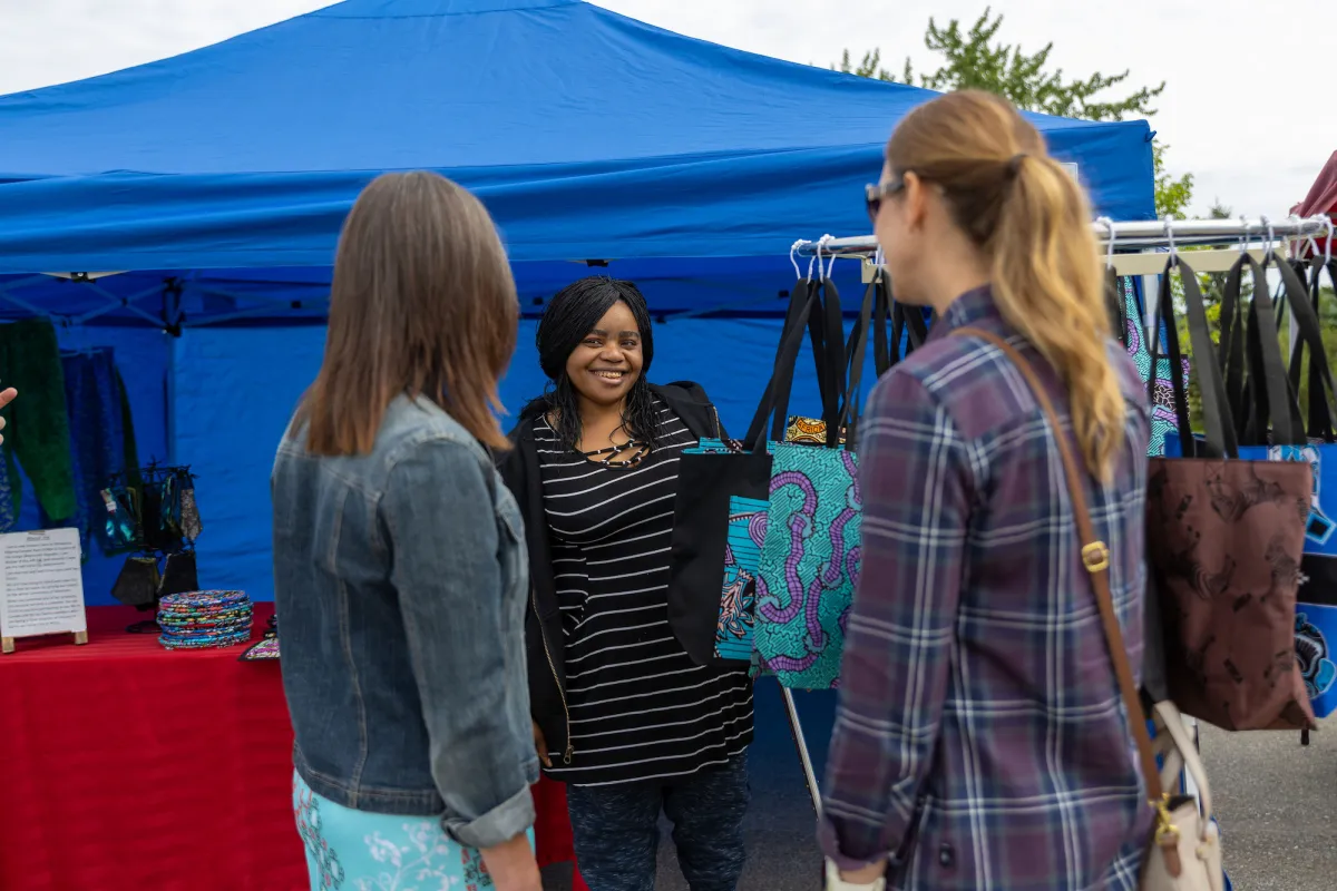 A visit to Athabasca Farmers' Market, Athabasca, AB.