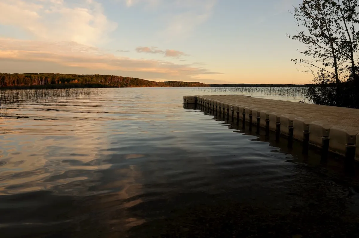 Elinor Lake in Lac La Biche at Sunset #TakeItToTheLake