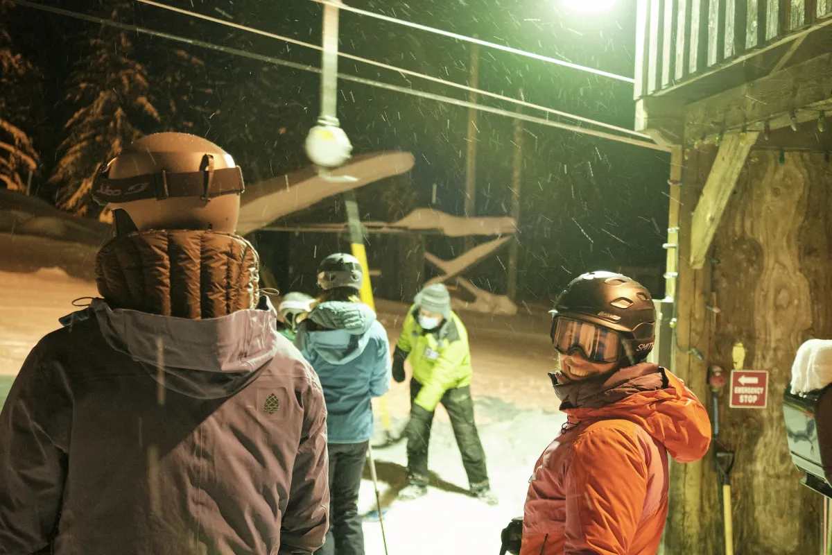 Skiing Summit Lakes Ski Area, Nakusp BC, Kyle Hamilton