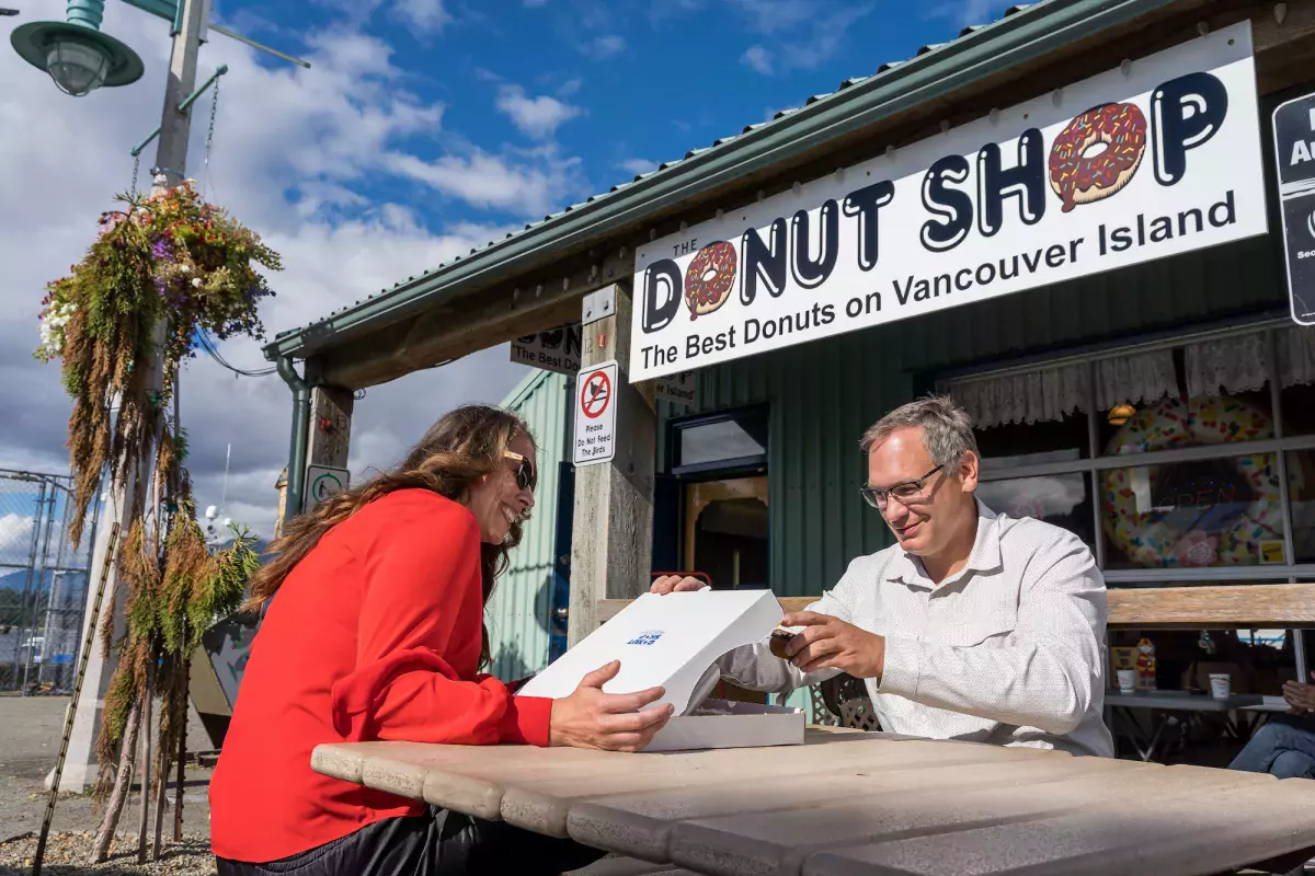 Donut Shop, Harbour Quay, Port Alberni, BC.