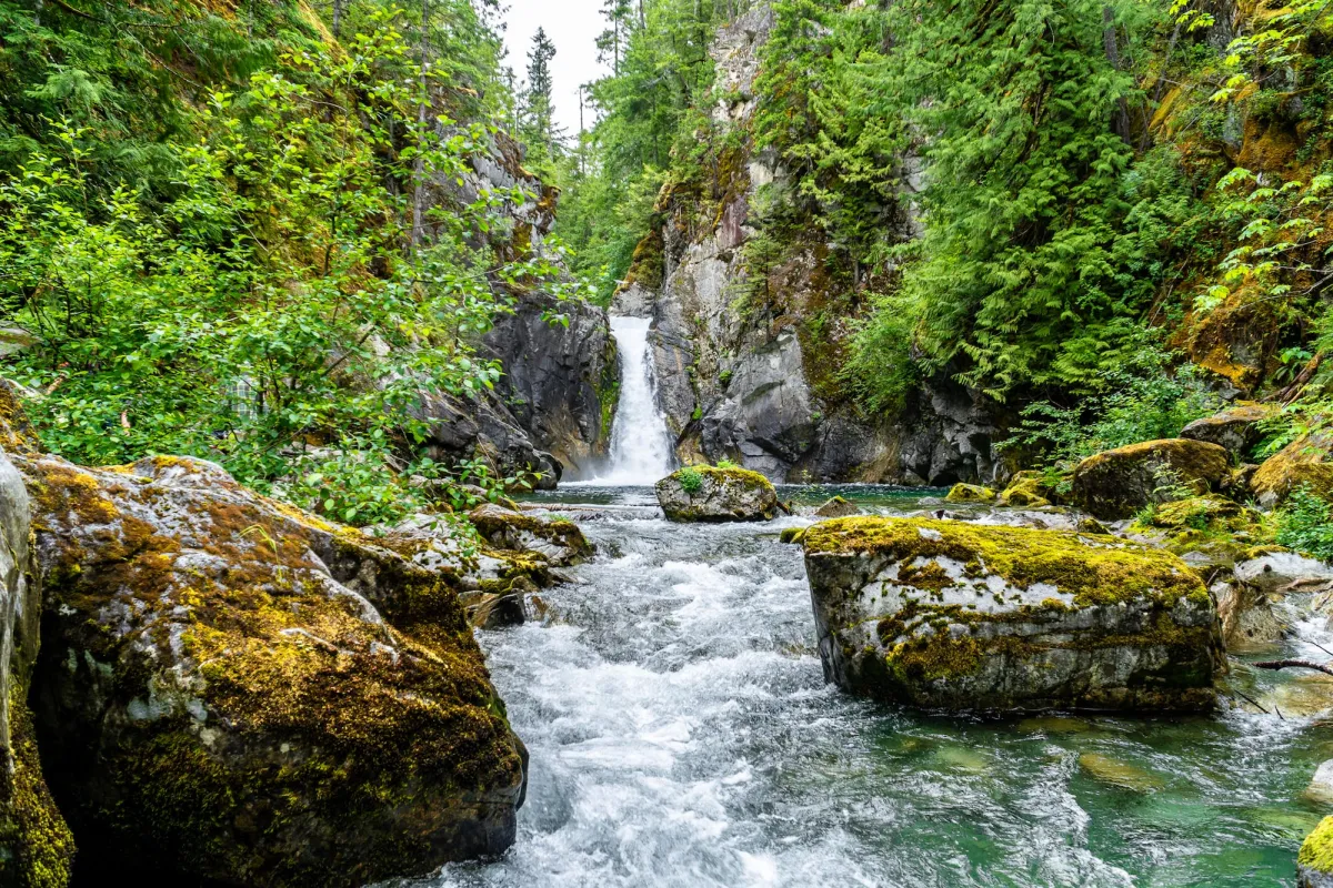 China Creek Falls near Port Alberni, BC.