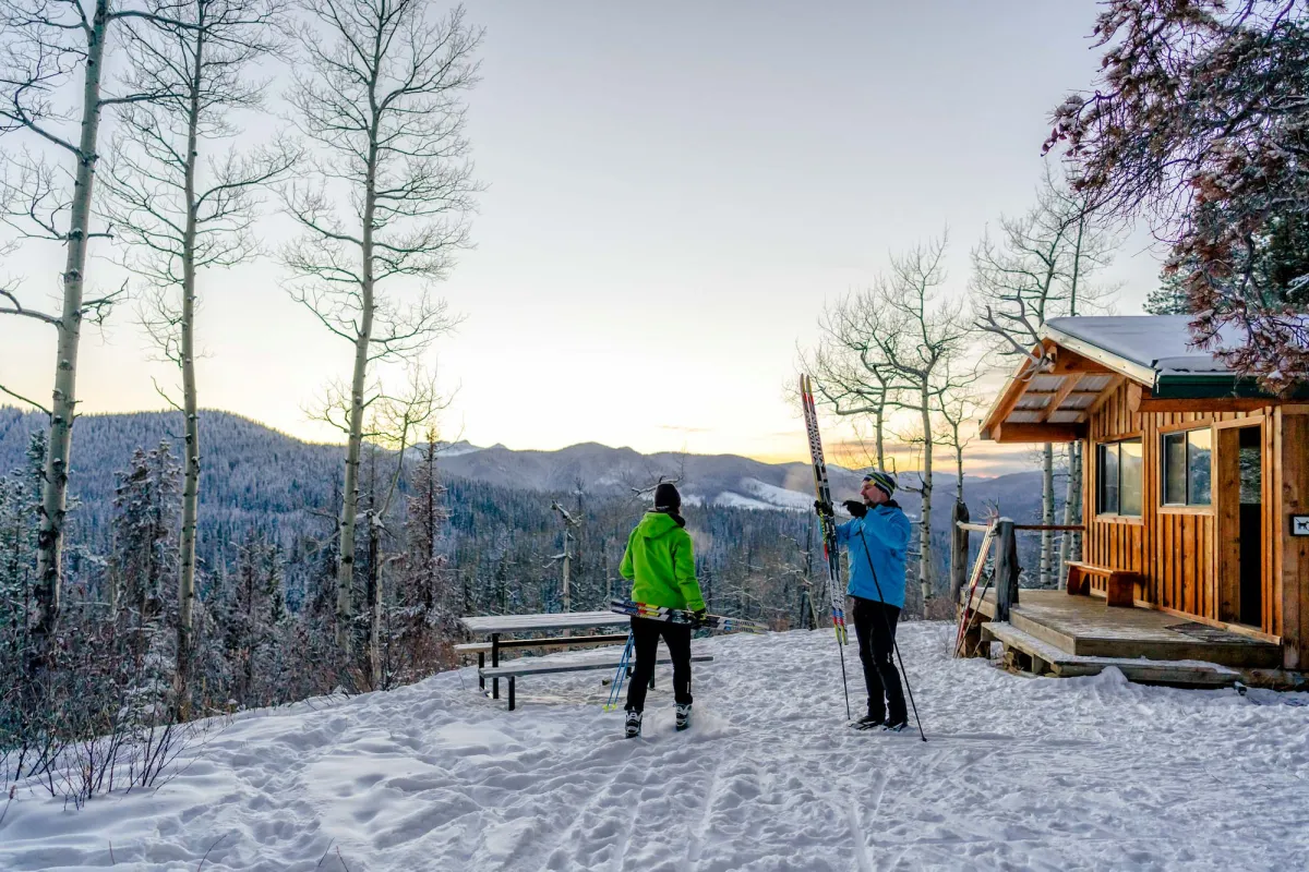 cross-country skiing Hinton Nordic Centre