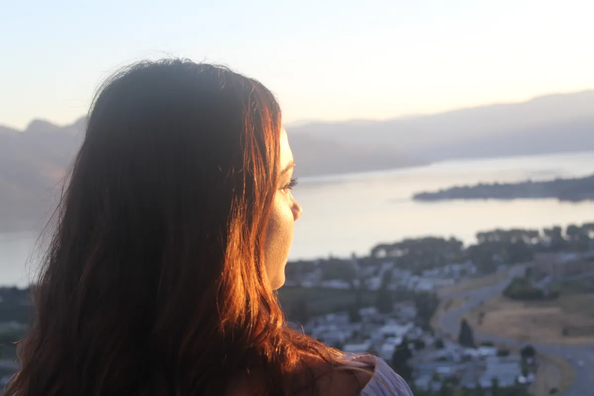 Looking over the okanagan