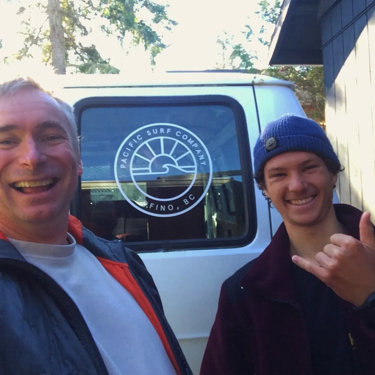 Surfing in Tofino