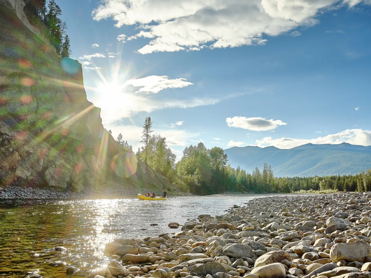 A photo of a sunny day at St Mary's River