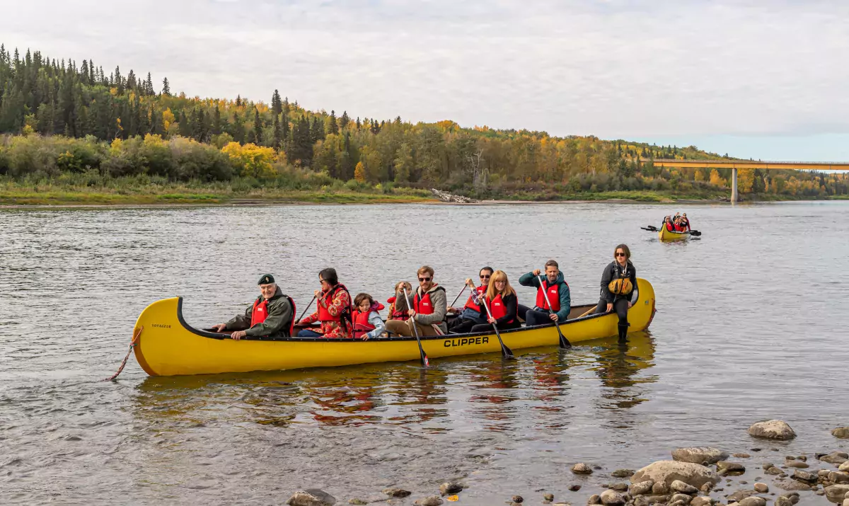 Métis CrossingSmoky Lake Alberta voyageur canoe Rob Hislop ZenSeekers