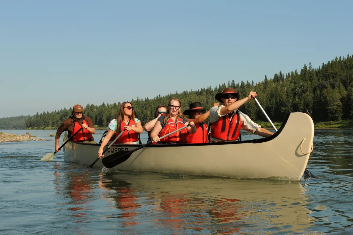 Paddle into the Past, Metis Crossing, AB