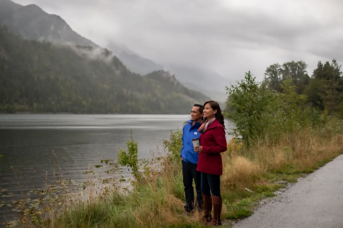 View at Summit Lake Provincial Park, in the BC Kootenays.