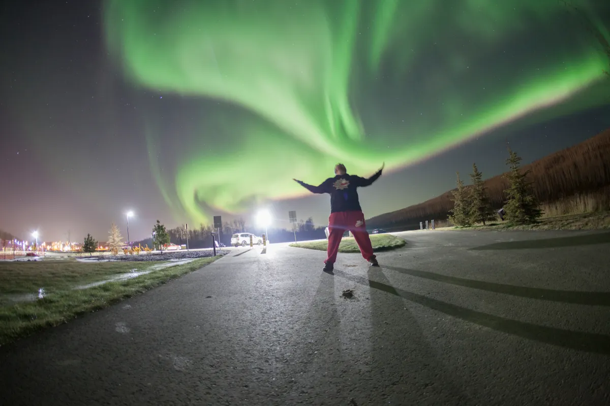 Fort McMurray Alberta northern lights Dax Justin