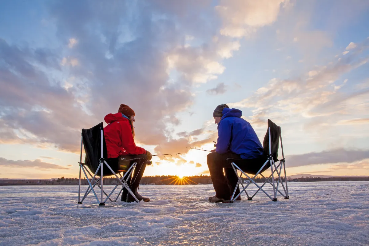 ice fishing quesnel BC