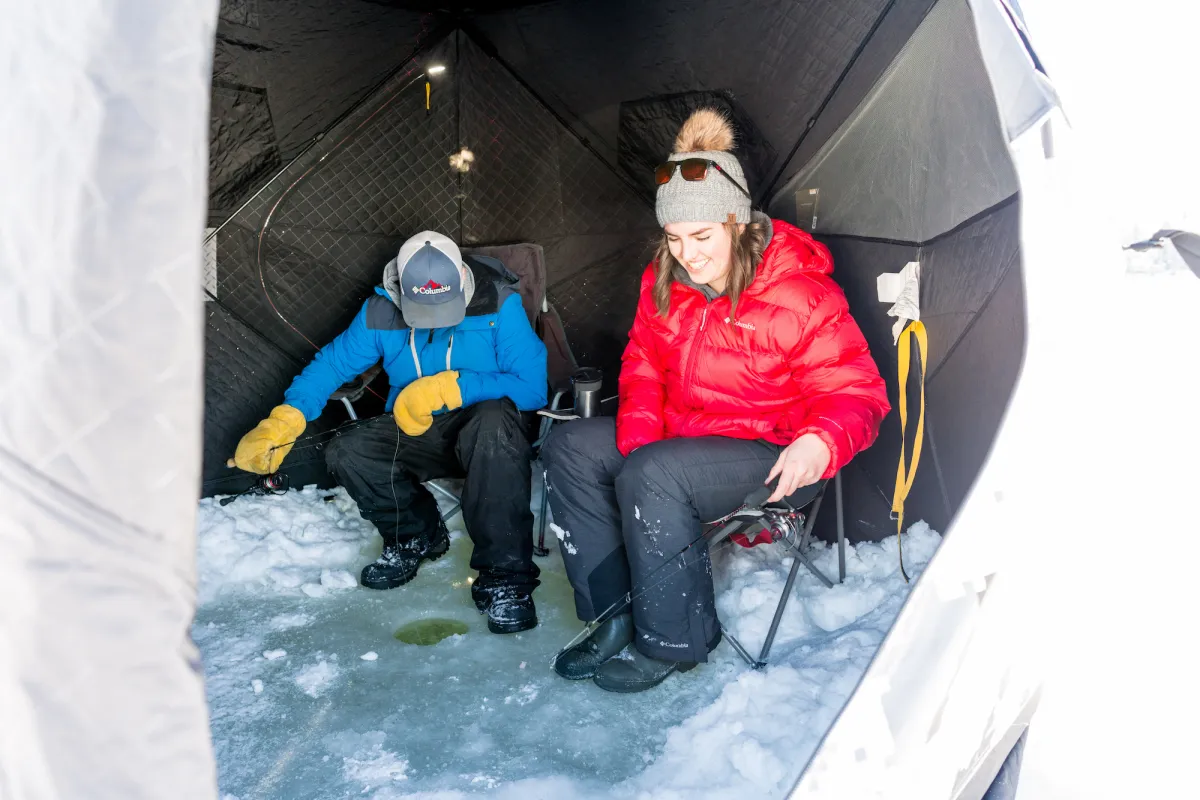 Rocky Mountain House Alberta ABWays2Winter Ice Fishing