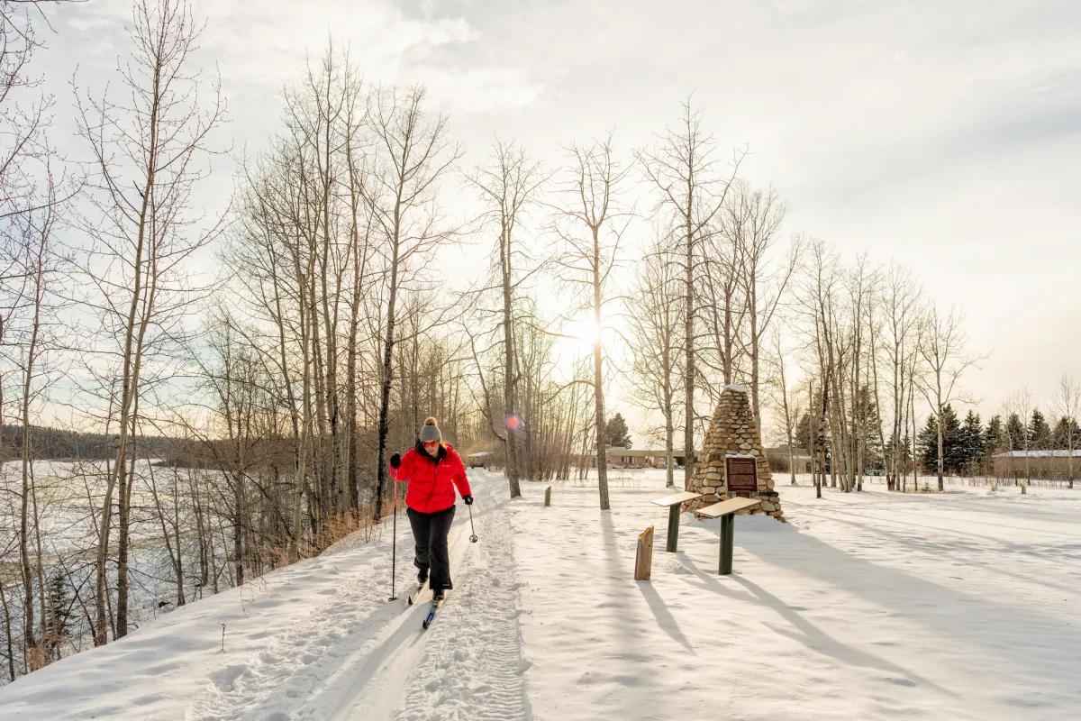 Rocky Mountain House Alberta ABWays2Winter Cross Country Nordic Skiing