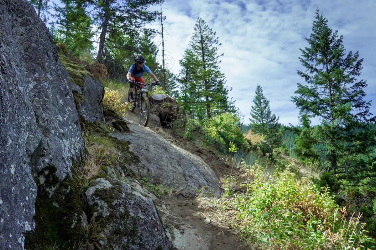 Biking in Rossland BC