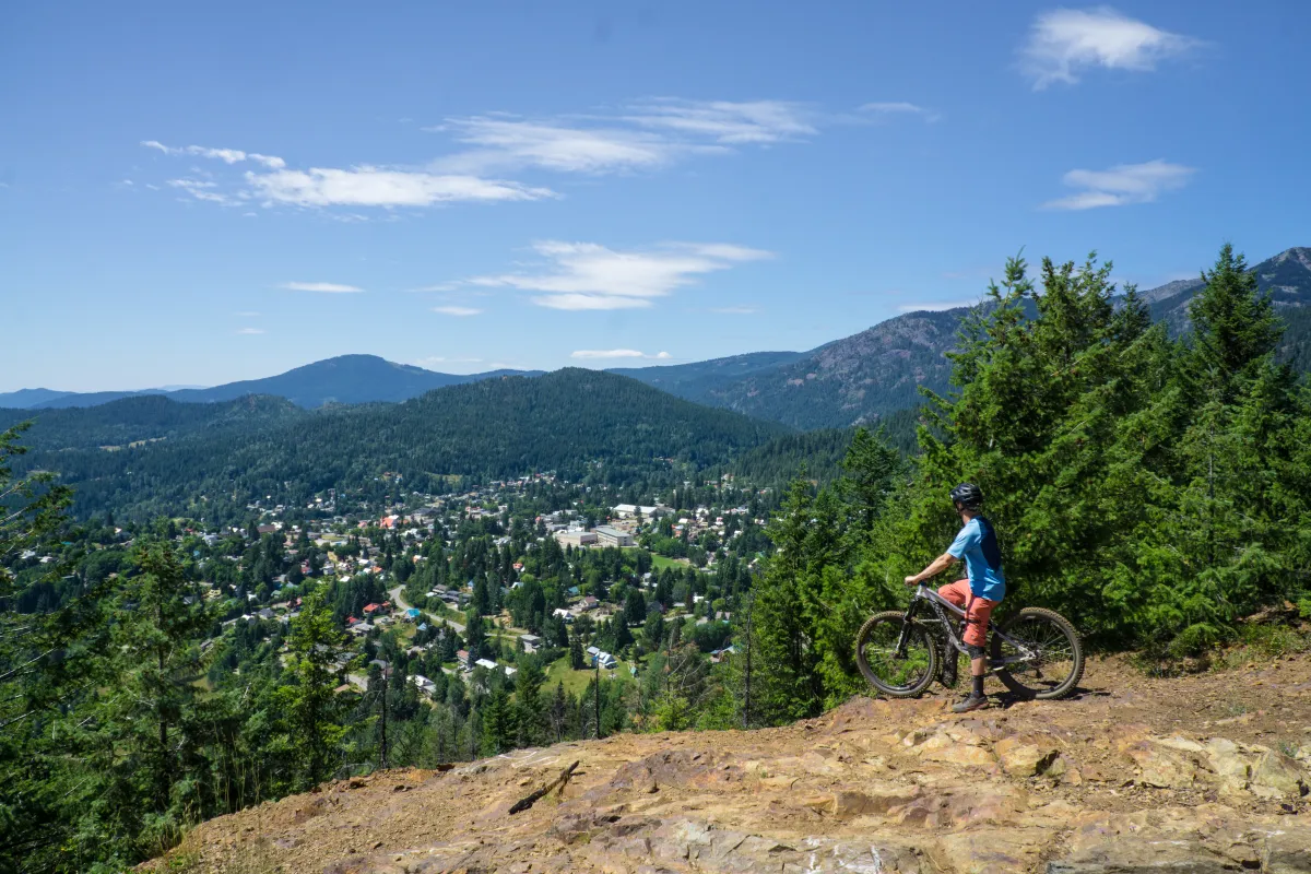 Biking in Rossland BC