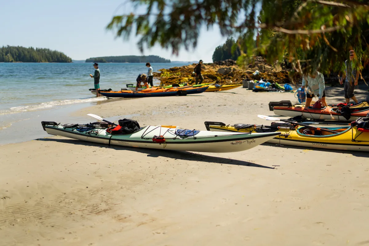 Secret Beach Vancouver Island BC kayak launch Broken Group Islands