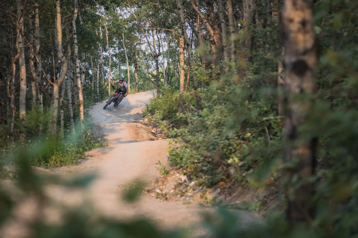 A downhill run at Winsport, Calgary AB.