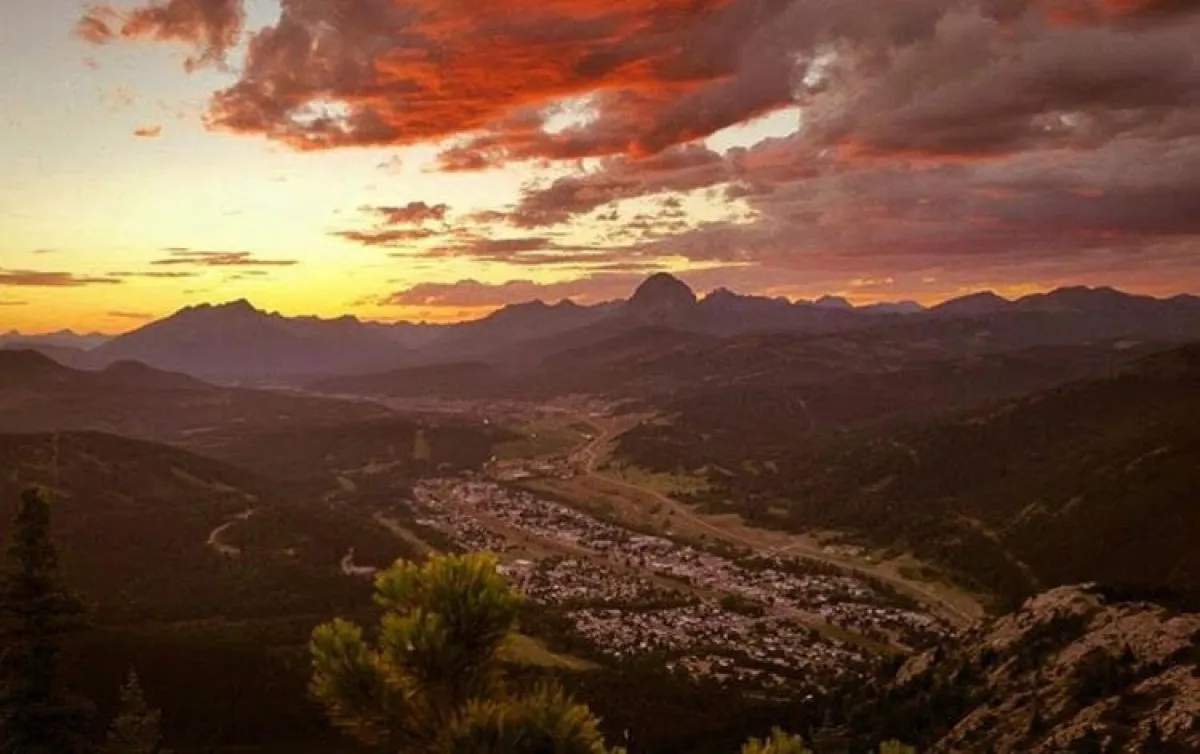 Turtle Mountain in the Crowsnest Pass