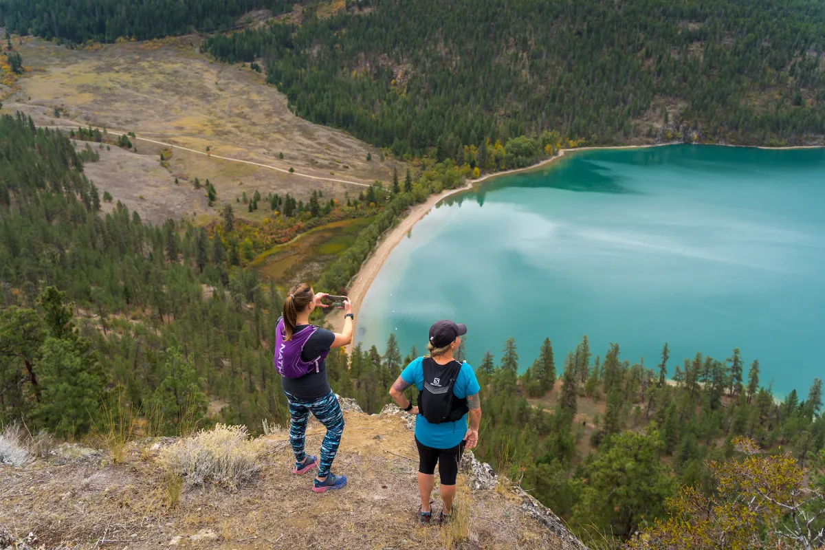 View from the Lookout Trail, Kalamalka Lake Provincial Park, Vernon BC.