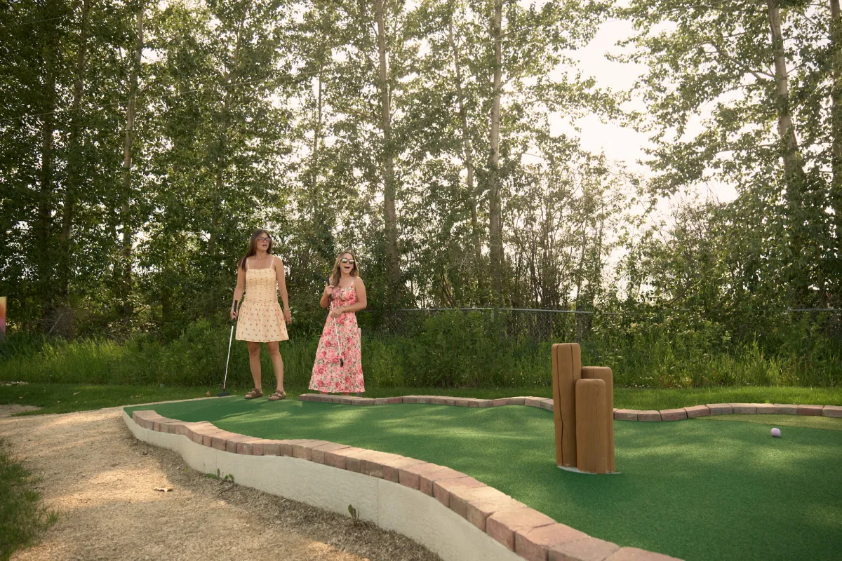 Brooke's Creek Campground and mini golf Whitecourt Alberta Spencer Vandermeer