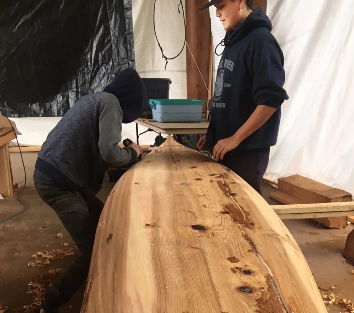 Making a Canoe