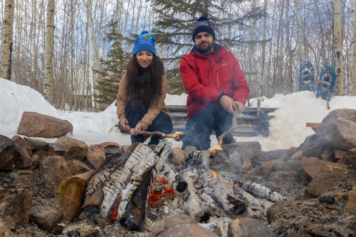 Hideaway Adventure Grounds Lac la Biche Region bannock fire Indigenous culture