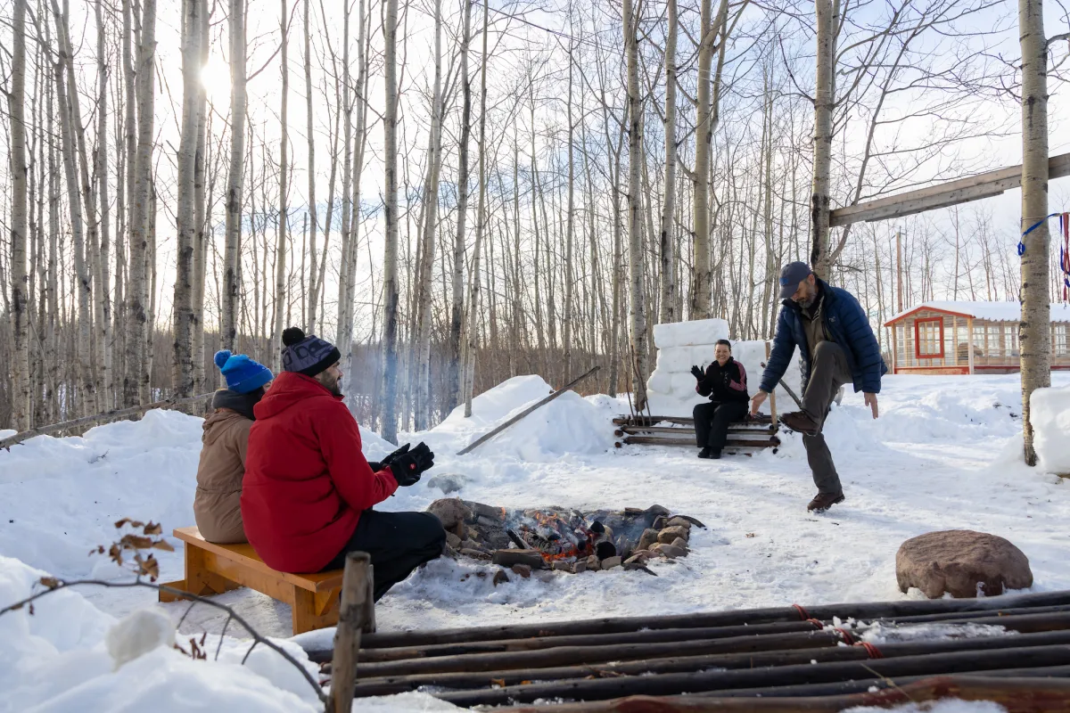 Lac La Biche Alberta Hideaway Adventures Metis jigging