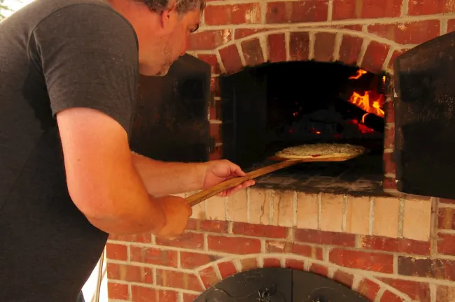 Vermilion pizza oven