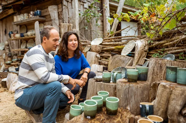 Hornby Island BC art pottery Logan Moore ZenSeekers