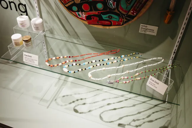 Beading at U'mista Cultural Centre Cormorant Island BC Melissa Renwick ZenSeekers