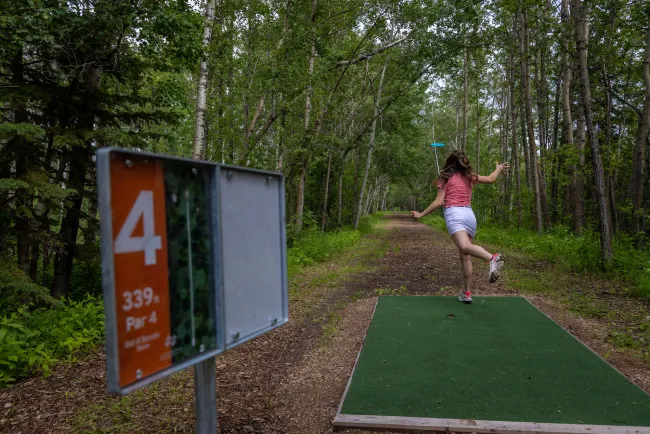 Lac La Biche Alberta disc golf Alexander Hamilton Park Paul Lavoie ZenSeekers