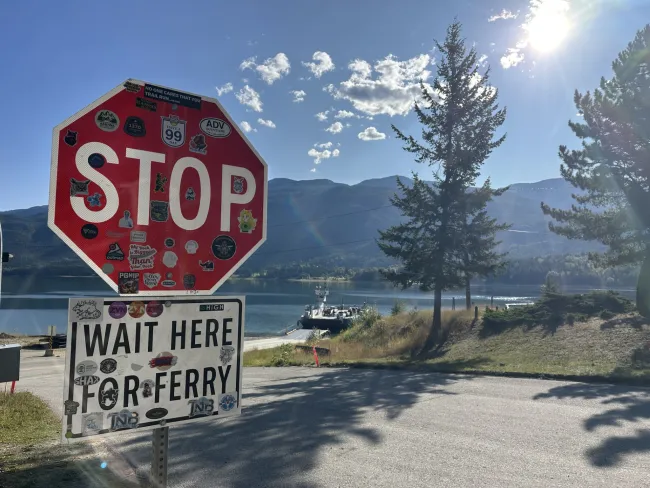 Nakups ferry Naksup BC