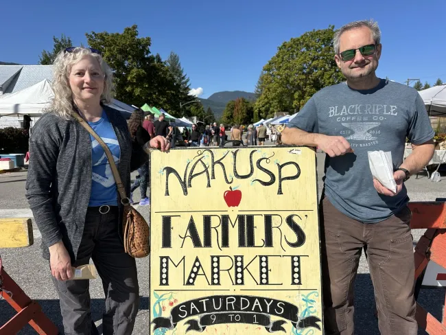 Naksup Farmers Market in Arrow Slocan BC