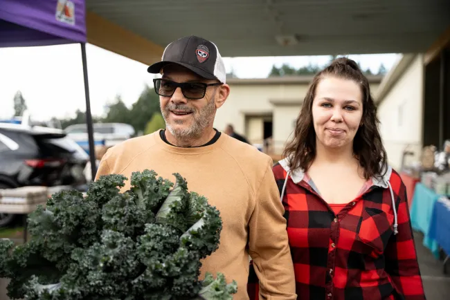 Port Alberni BC farmers market Tom Powell