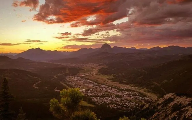 Turtle Mountain in the Crowsnest Pass