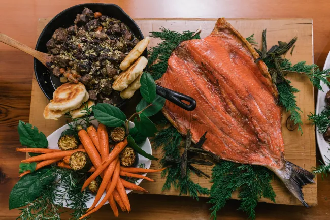 Tla-o-qui-aht Nation Tofino BC naauu Heartwood Kitchen 