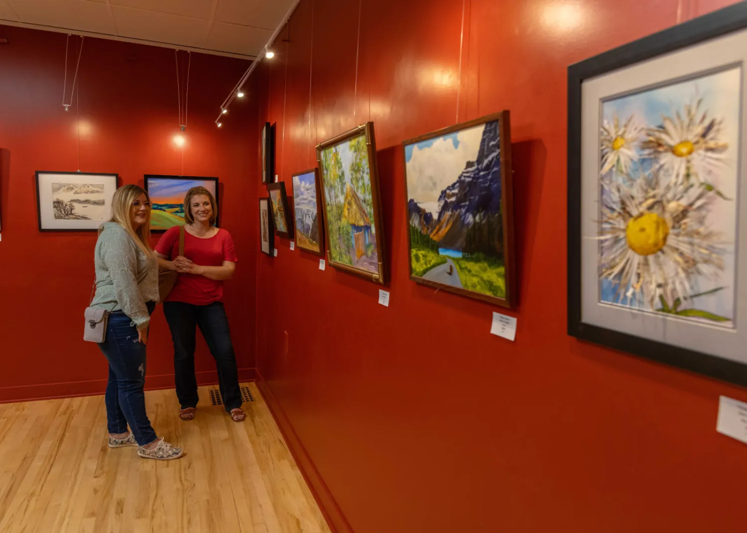 Enjoying historical art work